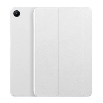 Чехол Leather Smart Flip с подставкой и автосном для Xiaomi Redmi Pad 2 9.7" / Poco Pad C1 9.7" 2026 (Белый)