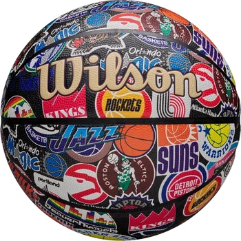 Баскетбольний м'яч Wilson NBA ALL TEAM RETRO різнокольоровий Розмір 7 WZ4028501XB7