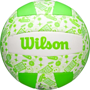 Мяч для пляжного волейбола Wilson STAMP салатово-белый Размер 5 WV4007502XBOF