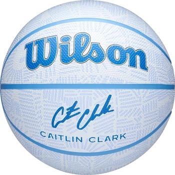 Баскетбольный мяч Wilson CAITLIN CLARK ENVISION бело-голубой Размер 6 WZ3022401XB6