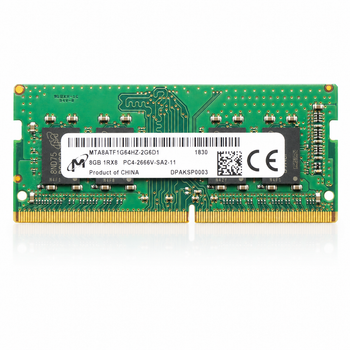 Оперативна пам'ять SODIMM 8Gb DDR4-2666 Micron MTA8ATF1G64HZ-2G6D1 б/в mta8atf1g64hz-2g6d1