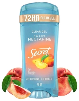 Женский дезодорант-антиперспирант Secret 48h Clear Gel Deodorant Sweet Nectarine (73 г)
