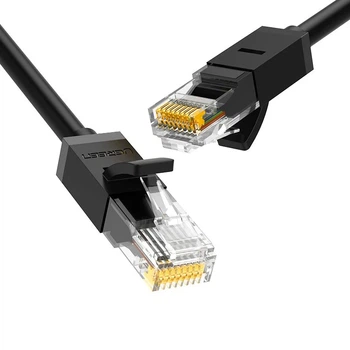 Патч-корд UGREEN NW102 Cat 6 U/UTP RJ45 1 м PVC черный
