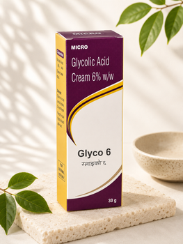 Крем-пилинг Glyco 6% 30 г для лица с гликолевой кислотой для обновления и выравнивания кожи
