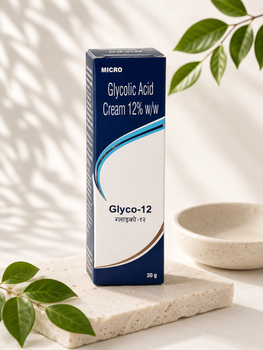 Крем Glyco 12% 30 г — Крем-пилинг для лица с гликолевой кислотой для обновления и выравнивания кожи