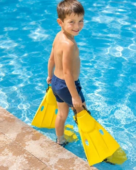 Дитячі ласти для плавання та фрідайвінгу Intex Small Swim Fins р.35-37 Yellow