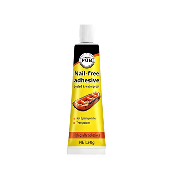 Водостійкий клей для ремонту човнів, матраців та ПВХ-виробів PUB Nail-free Adhesive (20 г) у комплекті з ремонтними патчами (5 шт.)