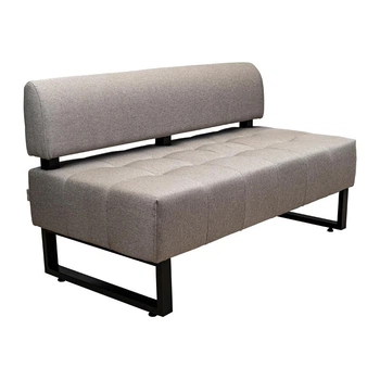 Диван Office зі спинкою 155×65×75 см Light Taupe