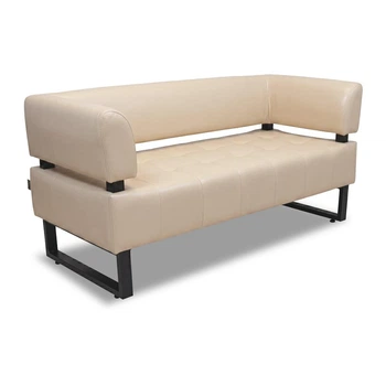 Диван Office 155×65×75 см екошкіра Light Beige