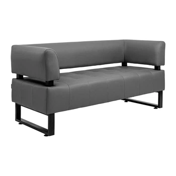 Диван Office 155×65×75 см екошкіра Stone Grey
