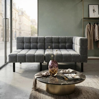 Диван Tetris 177×80×79 см Stone Grey (два модулі)