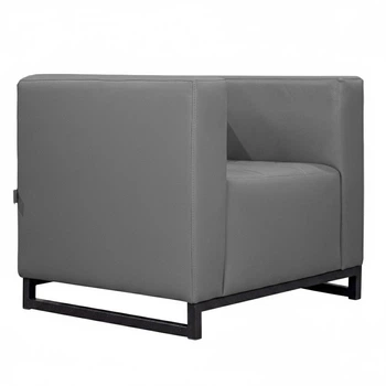 Диван Space 90×76×76 см екошкіра Soft Grey (металевий каркас)