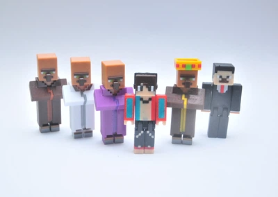 Майнкрафт набор фигурок Компот Minecraft Compot жители мэр админ