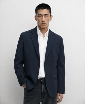 Чоловічий піджак базовий Massimo Dutti 2010113401 50