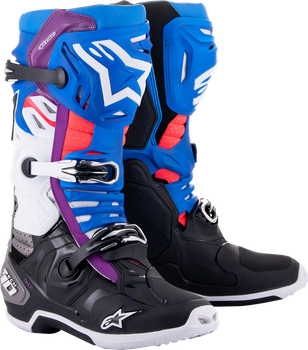Мотоботи Alpinestars Tech 10 Supervented, 14, Чорний/Синій/Білий (2772208)