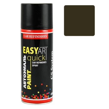 Эмаль автомобильная CS SYSTEM Easy Art Quick Paint 303 Хаки глянцевая аэрозоль 400 мл
