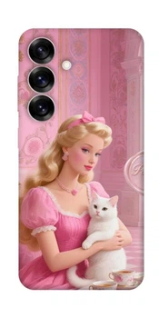 TPU чохол Demsky Barbie with cat для Samsung Galaxy S25