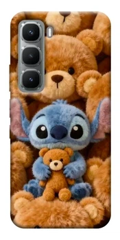 TPU чехол Demsky Stitch teddy bears для Infinix Hot 60 Pro