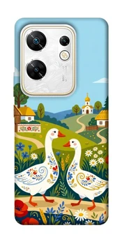 TPU чехол Demsky Ukr gooses для Infinix Zero 30 4G