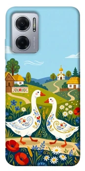 TPU чехол Demsky Ukr gooses для Xiaomi Redmi Note 11E