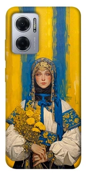 TPU чехол Demsky Ukrainian woman для Xiaomi Redmi Note 11E
