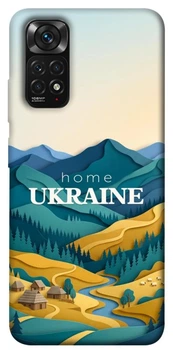 TPU чехол Demsky Ukraine home для Xiaomi Redmi Note 11 (Global) / Note 11S