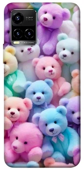 TPU чехол Demsky Teddy bears для Vivo Y21 / Y33s