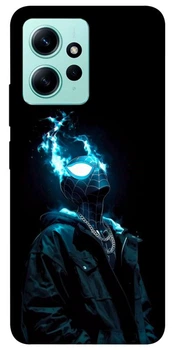 TPU чехол Demsky Black spiderman для Xiaomi Redmi Note 12 4G