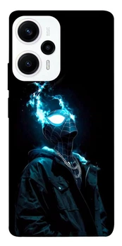 TPU чехол Demsky Black spiderman для Xiaomi Poco F5 / Note 12 Turbo