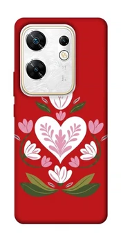 TPU чехол Demsky Квітуче серце для Infinix Zero 30 4G