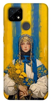 TPU чехол Demsky Ukrainian woman для Realme C21