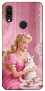 TPU чехол Demsky Barbie with cat для Xiaomi Redmi Note 7 / Note 7 Pro / Note 7s