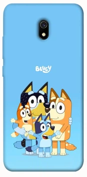 TPU чехол Demsky Bluey family для Xiaomi Redmi 8a