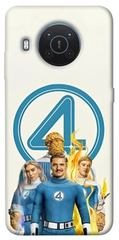 TPU чехол Demsky Fantastic four для Nokia X10 / X20