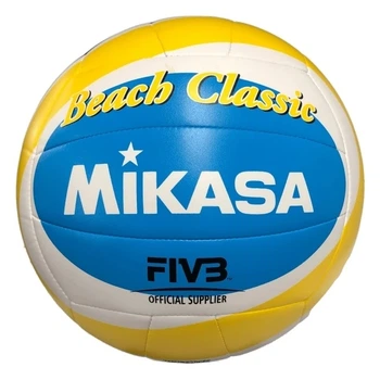 Волейбольный мяч Mikasa BEACH CLASSIC BV543C-VXB-YSB, Белый, Размер (EU) – 5