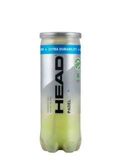 М'ячі для падел тенісу Head PADEL PRO+ 3B Жовтий 3 balls (540203)
