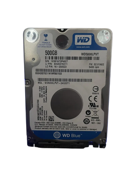 Жорсткий диск HDD Western Digital 500GB 2.5″ SATA III 8MB б/в для ноутбука та комп’ютера