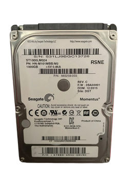 Жорсткий диск HDD Seagate 1TB 2.5″ SATA III 8MB б/в для ноутбука та комп’ютера