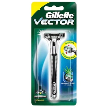 Станок для гоління Gillette Vector+ з 1 змінним картриджем