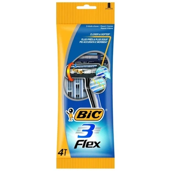 Одноразові станки для гоління BIC Flex 3 4 шт