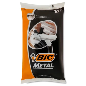 Одноразові станки для гоління BIC Metal 10 шт