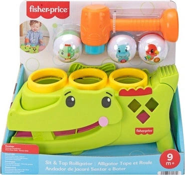 Детская игрушка Fisher Price Крокодил с палочками для вкладывания JLB94/2 (194735360369)