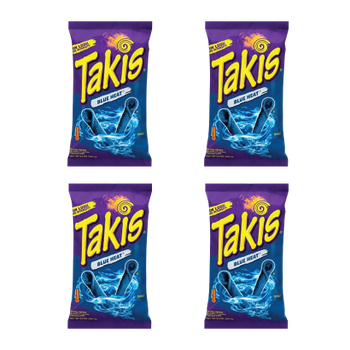 Набор Кранчи 4шт Takis Blue Heat Rolls 100g