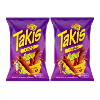Набор Кранчи 2шт Takis Fuego Чили Лайм 100g