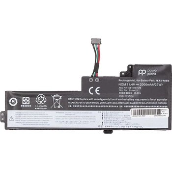 Акумулятор PowerPlant для ноутбуків LENOVO ThinkPad T480 (01AV421) 11.4V 2000mAh (NB481194)