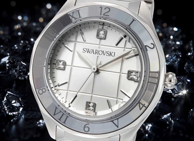 Швейцарские женские часы Swarovski Dextera 5634648 37 мм Sapphire Swiss Made
