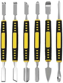 Набір лопаток TELIJIA TE-655 двосторонні, для розборки корпусів, техніки, метал, 6 шт.