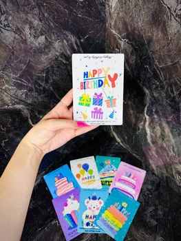 Поздравительная Открытка 3D "Happy Birthday!"