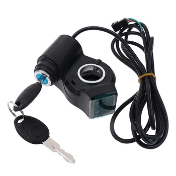 Замок зажигания с вольтметром для электросамоката Kugoo M4 Pro