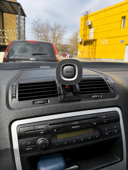 Держатель телефона для Skoda Octavia A5 2005-2013 (Комлект: основа для панели Octavia A5 + магнитный держатель Mag Safe).